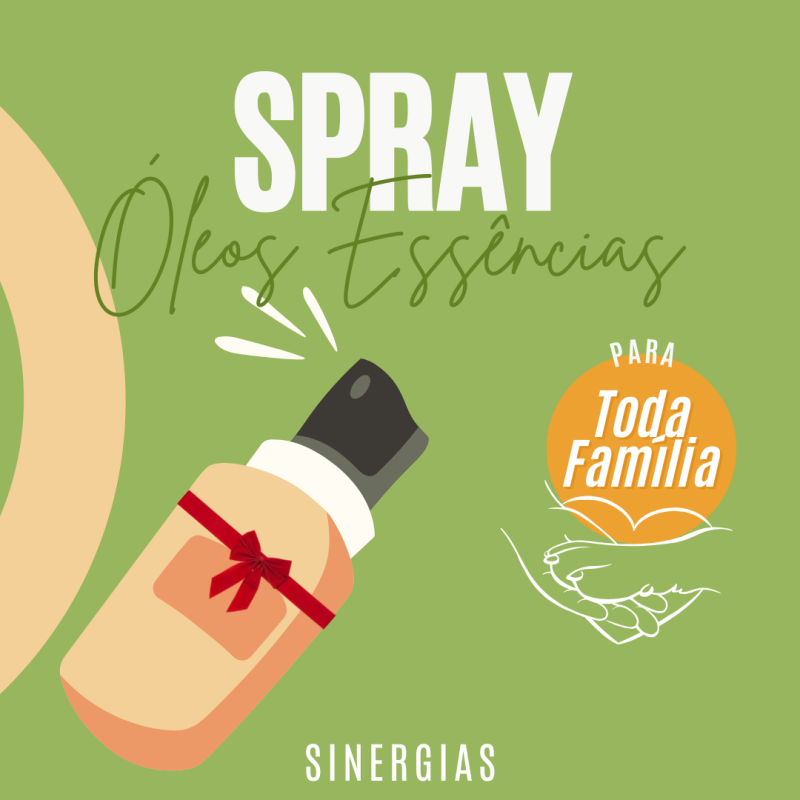 Spray de Óleos Essenciais - Sinergias